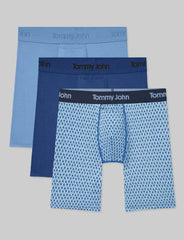 Second Skin Boxer Brief 8" (3-Pack)