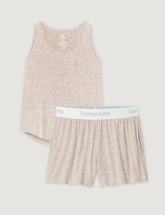 Women's Second Skin Sleep Pocket Tank & Short Set