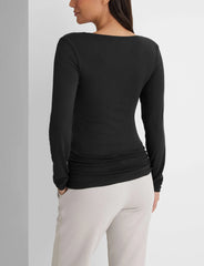 Women's Micro Rib Long Sleeve Tee