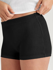 Women's Cotton Pointelle High Rise Boyshort (3-Pack)