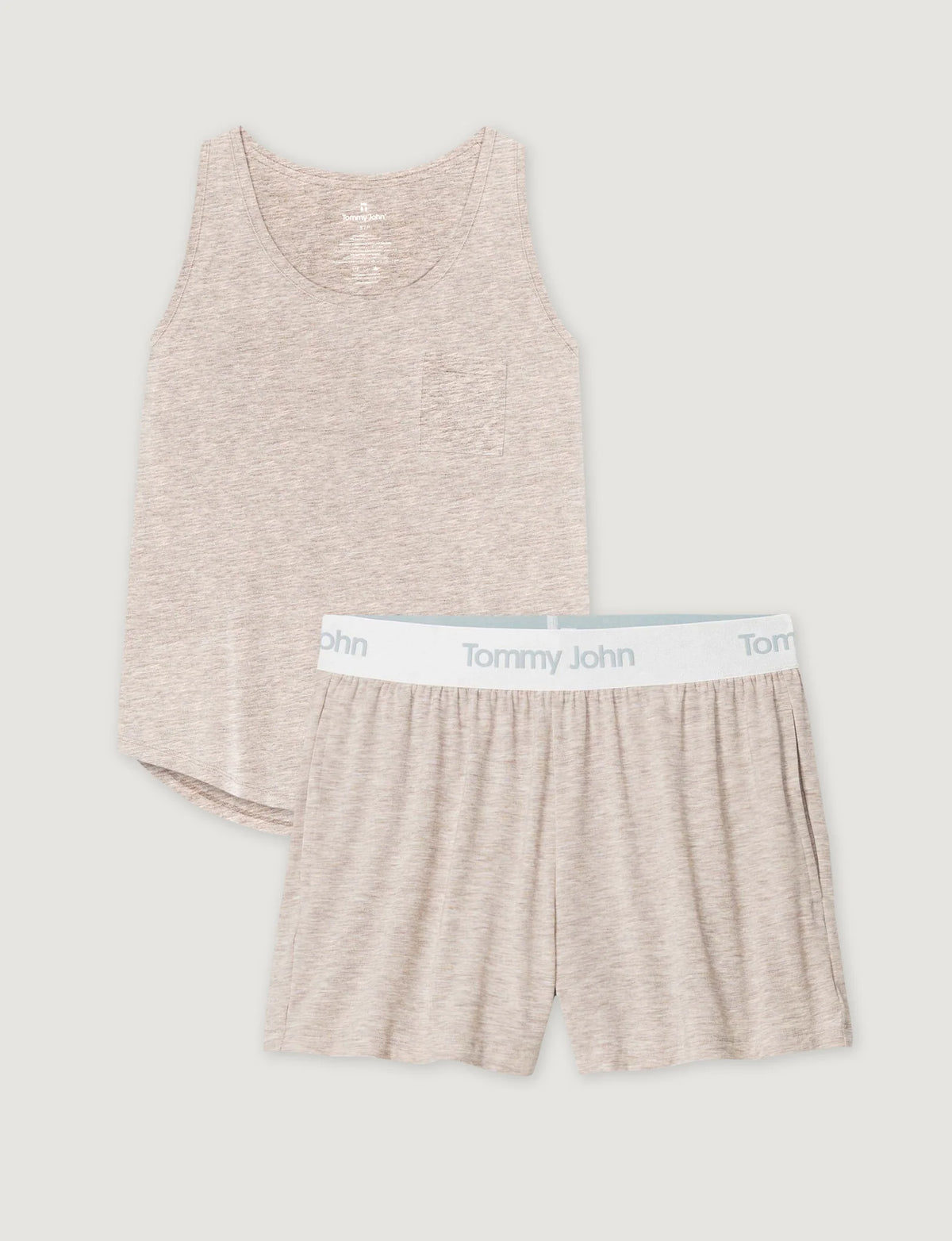 Women's Second Skin Sleep Pocket Tank & Short Set