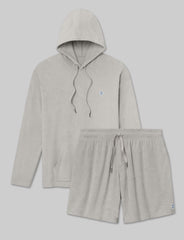 Towel Terry Hoodie & Short Set