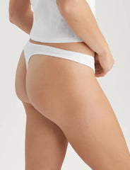 Women's Cotton Pointelle Thong (5-Pack)