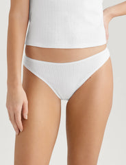 Women's Cotton Pointelle Thong (5-Pack)