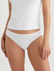 Women's Cotton Pointelle Bikini (5-Pack)